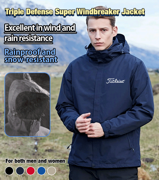 🔥Free shipping🔥Men's Solid Color Windproof Mountaineering Jacket Coat