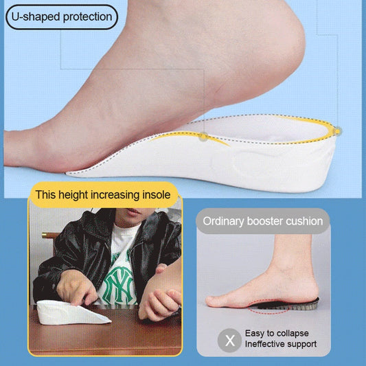 👟👟🎉🎉🎉Silicone Anti-Slip Height-Increasing Insoles