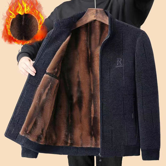 Men's Stand Collar Padded Thermal Jacket