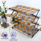 🍪 3/4-Tier Collapsible Cooling Rack – Expand to Bake, Collapse to Save Space!