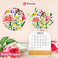 Buy 3 Get 2 Free🌷📅2025 Bloomy Flowers Desk Calendar