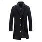 🔥2024 New Year's Hot Sale🔥Men's Single Row Buckle Solid Color Jacket