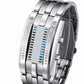 ⌚ LIMITED-TIME 50% OFF✨ Men's Binary LED Watch – Stainless Steel, Blue Light, Sporty, Water-Resistant, Modern ⚡