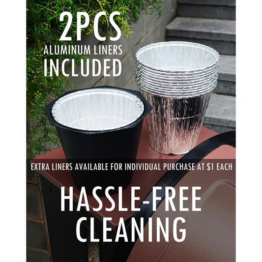 🔥Upgraded Grease Bucket with Secure Lid & Silicone Liner