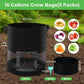 18/26/38L Large Capacity Potato Grow Planter PE Container Bag Pouch Tomato Vegetables Garden Outdoor