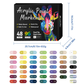 🎨Last Day 40% OFF🔥 Dual Tip Acrylic Paint Pen Marker - 24/48/72 Colors