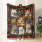 Cozy 9-Panel Sleeping Cats Pattern Blanket