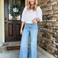 🔥Last 24 Hours Sale 50% OFF⏰👖Tummy Control Sailor Wide Leg Trousers