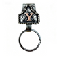 Vintage Western Cowboy Letter Keychain