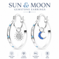 Celestial Double Layer Hoop Earrings☀️🌙