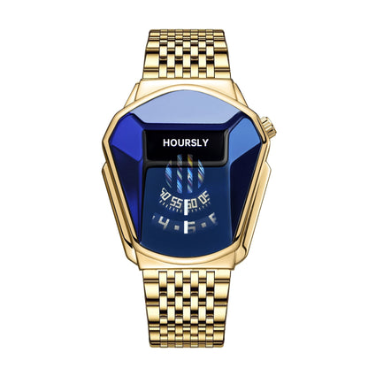 ⌚ LIMITED-TIME 50% OFF! ✨ Men's Tech Fashion Quartz Watch – Stainless Steel, 43mm, Sporty Style 🏁