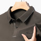 Men's Business Casual Long Sleeve Lapel T-shirt