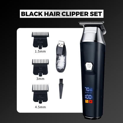 Household Digital Display Professional Electric Hair Clipper