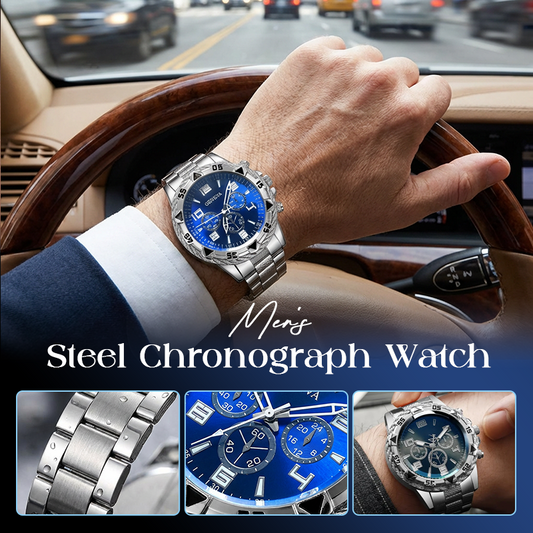 Men's Steel Chronograph Watch
