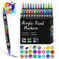 🎨Last Day 40% OFF🔥 Dual Tip Acrylic Paint Pen Marker - 24/48/72 Colors