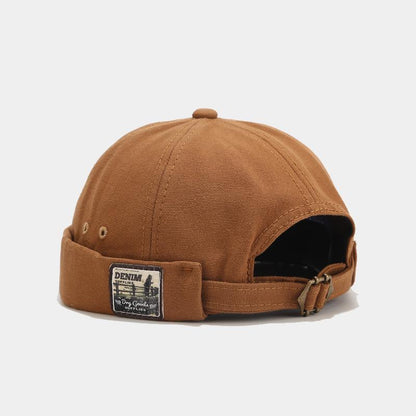 🧢👒 50% OFF! ✨Unisex Brimless Skullcap Hat – Visorless Sailor Design Vintage Beanie, Stackable Hipster Cap for Urban Street Fashion.