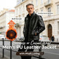 💥Men’s Warm Plush Lining Leather Jacket Coat🔥