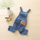 Puppy Denim Pants Set