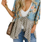 🌸Women's Floral Kimono Ruffle Sleeve Tie Cardigans Flowy Boho Loose Cover Ups