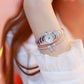 ⌚ LIMITED-TIME 50% OFF! ✨ Rhinestone Bracelet Watch – Elegant, Glamorous, Reliable Timekeeping 💎