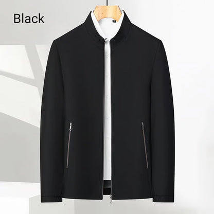 ✨New Arrival✨Men's Standing Collar Zipper Casual Jacket✨