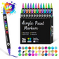 🎨Last Day 40% OFF🔥 Dual Tip Acrylic Paint Pen Marker - 24/48/72 Colors