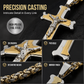 🔥Stainless Steel Crucifix Shaped Jesus Pendant Necklace for Women and Men🎁Best-Selling