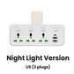 🎉 LIMITED TIME 50% OFF! 🔌 Connecting Socket with Type-C Charging Plug – 2 USB Ports, Night Light Option & Worldwide Plug Compatibility ✨