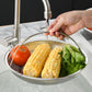 🎉 2026 Sale — Over 12,600 Sold!🥘 All‑In‑One Stainless Steel Steamer With Handle‑Multi‑Purpose Drain Basket ✨