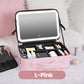 📢📢40% OFF !! ⏰Flawless Makeup Anywhere – Portable LED Mirror Makeup Bag!✨