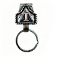Vintage Western Cowboy Letter Keychain