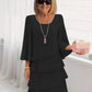 💃LAST DAY SAEL 40% OFF!!✨Women's Tiered Ruffle Dress with Flared Sleeves