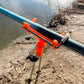 🎣 50% OFF NOW! 🔒 Fishing Rod Self-Locking Turret Bracket – 360° Rotation, Stainless Steel & Rubber-Sleeved – Stable Rod Holder for All Waters 💪