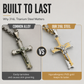 🔥Stainless Steel Crucifix Shaped Jesus Pendant Necklace for Women and Men🎁Best-Selling