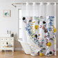 Waffle Pattern Shower Curtain