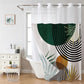Waffle Pattern Shower Curtain
