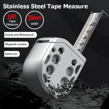 🔥2025 New 16/25 Foot Stainless Steel Tape