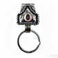 Vintage Western Cowboy Letter Keychain