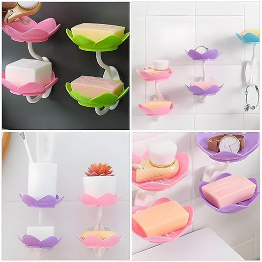 Lotus Sink Soap & Sponge Holder