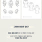Secret Character Drawing + Point Character Drawing Set | Korean with English(📚HARDCOVER BOOK)