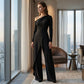 Women's Elegant One-Shoulder Jumpsuit