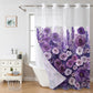 Waffle Pattern Shower Curtain