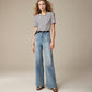🔥Last 24 Hours Sale 50% OFF⏰👖Tummy Control Sailor Wide Leg Trousers