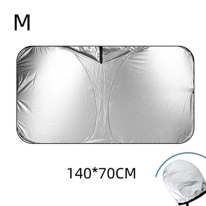 ☀️🚗Foldable Windshield Sunshade with Steering Wheel Cover