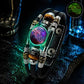 💥Last-day sale – 50% off ☪️Glow-in-the-dark leather zodiac sign bracelet for men and women (6.9/8.1 inches)♑️