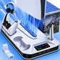 PS5/Slim/Pro Cooling Station with Controller Charging Station for Sony Console Playstation 5 Slim&Standard Disc