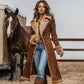 Women's Winter & Autumn Western Retro Plush Denim Coat
