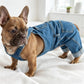 Puppy Denim Pants Set