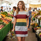 👗 LIMITED-TIME 50% OFF! ✨ Striped Midi Dress – Pockets, Loose Fit, Vacation, Casual ✨