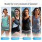 ⏰LAST DAY 60% OFF - Miraclesuit Women's Tummy Control Tankini Set with Built-In Bra – Flattering Boho Swimwear with Shorts🔥
